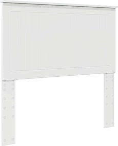 vidaXL Κεφαλάρι με κεφαλάρι Λαμπερό Λευκό 100 cm Επεξεργασμένο ξύλο