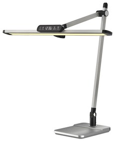 DESK LAMP LED BLAIN PRO  ABS BASE AND ALUMINUM ARMS IN SILVER 36,8x81Hcm.