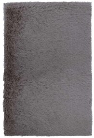 Γούνινο Χαλί (135x190) Βιοκαρπέτ Krolik R04 D Grey