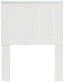 vidaXL Κεφαλάρι με κεφαλάρι Λαμπερό Λευκό 75 cm Επεξεργασμένο ξύλο