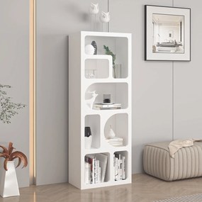 Βιβλιοθήκη Λευκό CLACROL 50x27x135