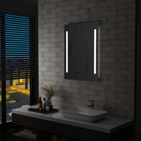 Καθρέφτης Μπάνιου Τοίχου με LED 60 x 80 εκ.