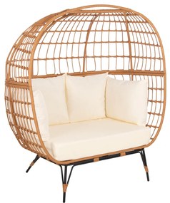 ΠΟΛΥΘΡΟΝΑ ΦΩΛΙΑ MIAMI 2 ΑΤΟΜΩΝ ΤΥΠΟΥ RATTAN  132.5x90x154Υεκ