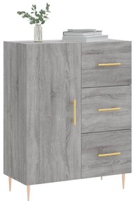 vidaXL Ντουλάπι Γκρι Sonoma 69,5 x 34 x 90 εκ. από Επεξεργασμένο Ξύλο