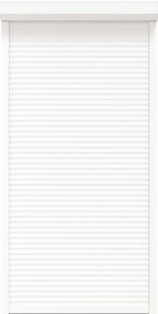 vidaXL Ρολό εισόδου Λευκός 110 x 220 cm Αλουμίνιο και Πολυουρεθάνη