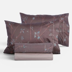 Σεντόνια King Size (Σετ) Nef-Nef Homeware Desirous Deep Taupe