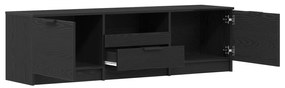 vidaXL Ντουλάπι τηλεόρασης - Μαύρη δρυς - 140x35x40 εκ. - Φτιαγμένο από επεξεργασμένο ξύλο