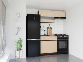 Σετ κουζίνας Econ 127, 140x45cm, Πάγκος, Πλαστικοποιημένη μοριοσανίδα | Epipla1.gr