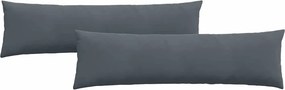 vidaXL Μαξιλάρι Καναπέ 2 pcs Σκούρο Γκρι 145 x 40 εκ.