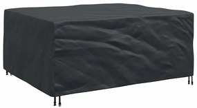 vidaXL Κάλυμμα επίπλων Μονόχρωμο Μαύρο 200 x 160 x 70 cm 600D