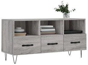 vidaXL Έπιπλο Τηλεόρασης Γκρι Sonoma 102 x 36 x 50 εκ. Επεξεργ. Ξύλο