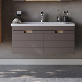 Σετ Έπιπλο Μπάνιο VEGA Καπουτσίνο MDF 18mm Λάκα 100 9SVEG100BRM 9SVEG100BRM