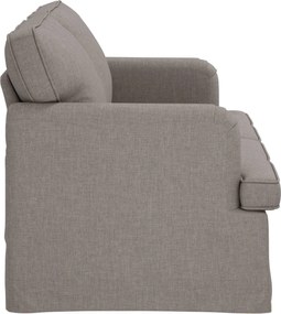 vidaXL Καναπές 140cm Taupe Μέταλλο