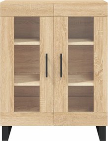 vidaXL Ντουλάπι Sonoma Δρυς 69,5 x 34 x 90 εκ. από Επεξεργασμένο Ξύλο