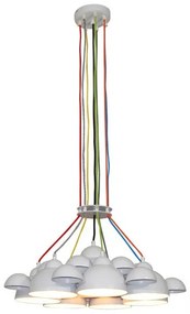 Κρεμαστό Φωτιστικό Οροφής 1xE27 7xE14 Conall Homelighting-77-4133-Μαύρο 77-4133