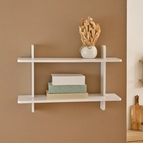 Ραφιέρα Τοίχου (60x19x40) F-V Fixy White 221026A