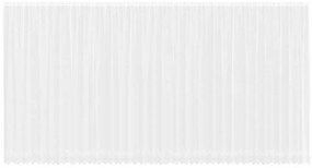 vidaXL Κουρτίνες με κουρτίνες Λευκό 500x100cm Πολυεστέρας