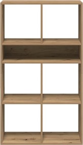 vidaXL Βιβλιοθήκη Artisan Δρυς 66x31x112 εκ. Επεξεργασμένο Ξύλο