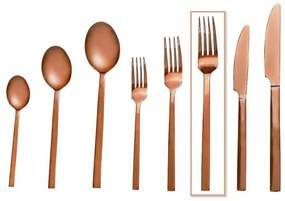 Πιρούνι Φαγητού CUR204K12 21.2cm Bronze Espiel Stainless Steel