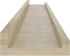 vidaXL Ράφια Τοίχου 4 τεμ. Sonoma Δρυς 80 x 9 x 3 εκ.