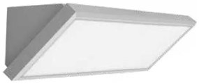 Απλίκα Τοίχου Κυρτή Ορθογώνια LED 12W 3CCT Πλαστικό IP65 ΦOS_ME-21-5111-1-Λευκό 21-5111-1
