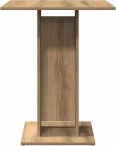 vidaXL Τραπέζι Bistro Χρώμα Τεχνίτης Δρυς 60 x 60 x 75 εκ. Μοριοσανίδα