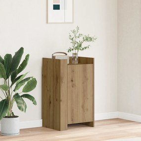 vidaXL Μπουφές Μασίφ Δρυ 45x35x75 εκ Επεξεργασμένο Ξύλο