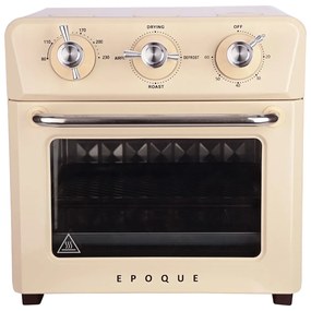 Estia 06-23706 Retro Epoque Φριτέζα αέρος- Φουρνάκι 1400w 12lt με 4 λειτουργείες ψησίματος,  Ivory