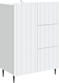 vidaXL Πλαϊνό γραφείο Λευκό 66 x 34,5 x 91,5 εκ Επεξεργασμένο Ξύλο