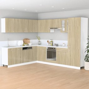 vidaXL Ντουλάπι "Lyon" Sonoma Δρυς 80x46x81,5 εκ. από Τεχνητό Ξύλο