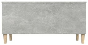 vidaXL Τραπεζάκι Σαλονιού Γκρι Σκυροδ. 90x44,5x45 εκ. Επεξεργ. Ξύλο