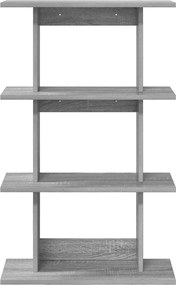 vidaXL Ράφι Τοίχου Γκρι Sonoma 56 x 20 x 90 εκ