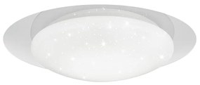 Frodo Κλασική Μεταλλική Πλαφονιέρα Οροφής με Ενσωματωμένο LED σε Λευκό χρώμα 35cm Trio Lighting R62063500