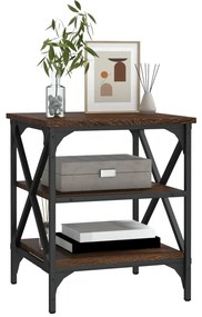 vidaXL Βοηθητικό Τραπέζι Καφέ Δρυς 40x42x50 εκ. Επεξεργασμένο Ξύλο