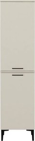 Ντουλάπι με καλάθι απλύτων Singa Megapap χρώμα sandstone 45x40x180εκ.