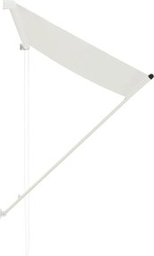 vidaXL Τέντα Συρόμενη Κρεμ 150 x 150 εκ.