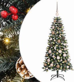 vidaXL Τεχνητό Χριστουγεννιάτικο Δέντρο με 150 LED Πράσινο 120 cm