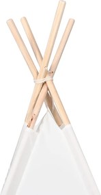 vidaXL Σκηνίτσα Teepee Λευκό 120 x 120 x 150 cm