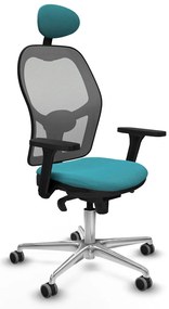 Καρέκλα γραφείου με κεφαλάρι Jorquera Piqueras y Crespo 3D086G1 Τυρκουάζ