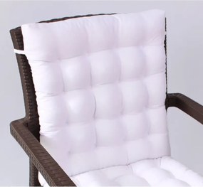 Stewehome μαξιλάρι καρέκλας από πλεκτή ψάθα ράταν 45x95 cm