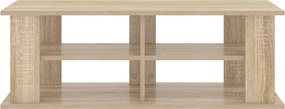 vidaXL Βάση τηλεόρασης Δρύς Sonoma 96 x 35 x 33,5 εκ
