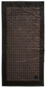 Πετσέτα Θαλάσσης 4004 Brown Greenwich Polo Club Θαλάσσης 90x180cm 100% Cotton