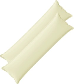 vidaXL Κάλυμμα Μαξιλαριού 2 τμχ. HOUTEN Κρεμ 40 x 145 εκ. Πολυεστέρας