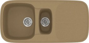 Sanitec Classic 301 (97×50) - Γρανιτένιος νεροχύτης - Metallic COFFE