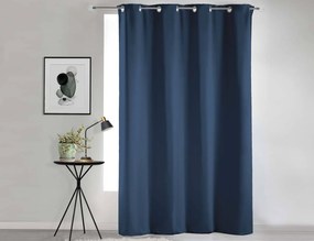 Κουρτίνα Συσκότισης Occult Douceur d'intérieur με τρουκς και διαστάσεις 135x280cm - Navy Blue