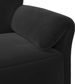 vidaXL Σετ Καναπέ 2 τμχ. Μαύρο Βελούδο