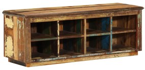 vidaXL Ράφι Παπουτσιών 110x35x40 cm Μασίφ Ξύλο Ανακυκλωμένο