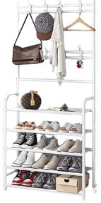 ΜΕΤΑΛΛΙΚΗ ΠΑΠΟΥΤΣΟΘΗΚΗ/ΡΑΦΙΕΡΑ 5 ΕΠΙΠΕΔΩΝ ΛΕΥΚΗ TM0098-TM0098