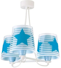 Φωτιστικό Οροφής Παιδικό Τρίφωτο Light Feeling 81197 T Blue Ango Polypropylene