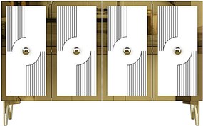 Console Pega 120 - White, Gold White
Gold